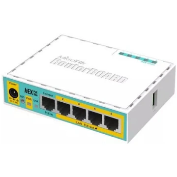 Vadu maršrutētājs MikroTik hEX PoE lite