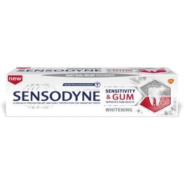 SENSODYNE zobu pasta Sensitivity & Gum Whitening 7