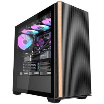Darkflash DS900WS computer case (black) + 4 fans D
