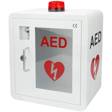 DRFGHK AED defibrilatora glabāšanas skapis ar atsl