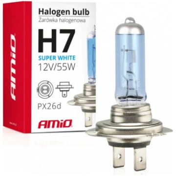 Halogen spuldze H7 12V 55W UV filter (E4) Super Wh