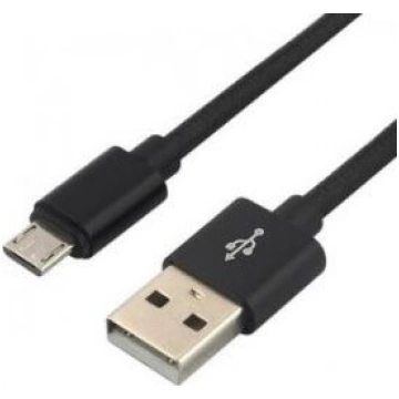 Kabel USB EverActive USB-A - microUSB 0.3 m Czarny