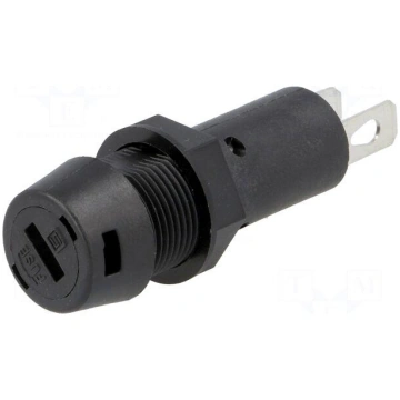 Fuse holder | cylindrical fuses | 5x20mm | 10A | M