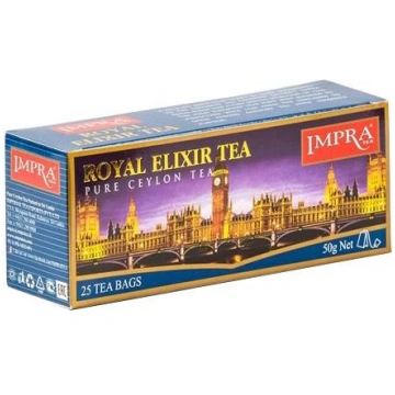 Impra Royal Elixir Classic melnā tēja ar bergamoti