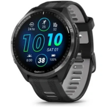 Garmin Forerunner 965 47 mm melns pulkstenis (nav 