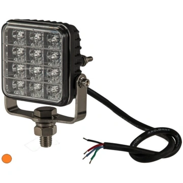 Kramp Brīdinājuma gaismas diode, 10-30V, dzintara,