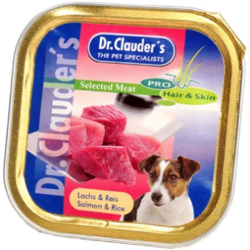 Dr.Clauders Dog konservi suņiem Lasis, rīsi 100g