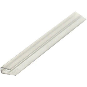 Polikarbonāta nobeiguma U-profils 6mm 2.1m caursp 