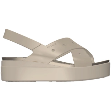 Crocs™ Brooklyn 4U Cross Strap Sandal Frappe