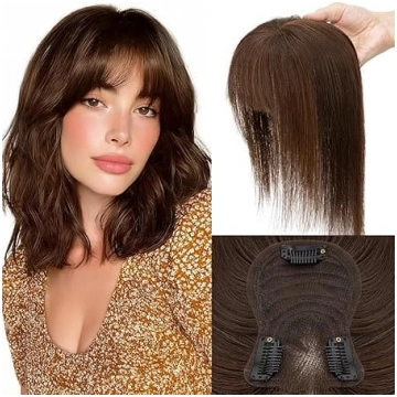 Elailite Hair Topper, īsta matu piespraude, sievie