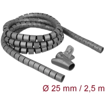 Delock Spiral Hose with Pull-in Tool 2.5 m x 25 mm