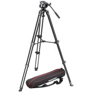 Statīvs Manfrotto MVT502AM + MVH500A, alumīnijs
