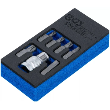 SCREWDRIVER BIT SET | 10 MM (3/8") HEX DRIVE | INT