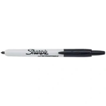 Marķieris Sharpie Retractable,melns