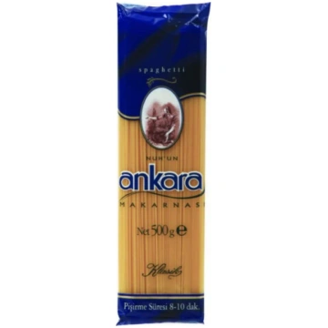 Nūdeles - Ankara Spageti makaroni 500g Klasiskie