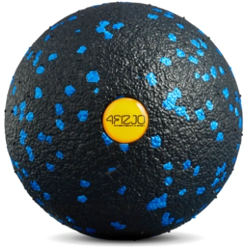 4Fizjo EPP Masāžas Bumbiņa 8 cm, Melna/Zila - mass