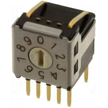 Encoding switch | DEC/BCD | Pos: 10 | THT | Rcont 