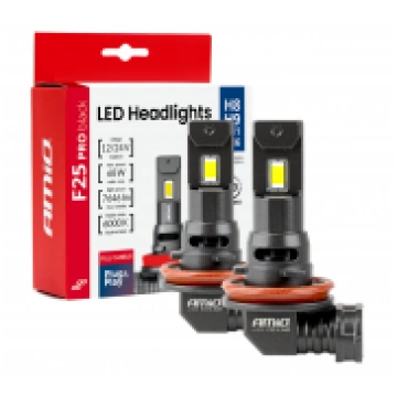 Auto LED spuldzes Series F25 PRO BLACK FULL CANBUS