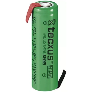 Uzlādējama AA NiMH akumulators TECXUS 2100 mAh 1,2