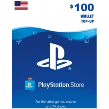 USA PSN 100 USD Dāvanu Karte Sony