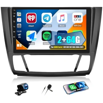2+64G Android 13 CAMECHO 9 collu autoradio BMW Ser