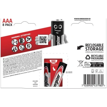 Energizer Akumulatori MAX AAA 437987, 1.5V, 8 gab.