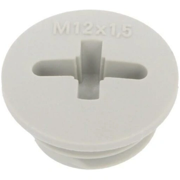 Stopper; M12; 1.5; IP56; polyamide; light grey; Th