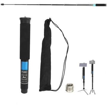 Alumīnija izvelkamais kameras monopods, 28–157 cm,