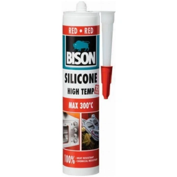 Bison hermētiķis Bison SILICONE HT sarkans (280ml)