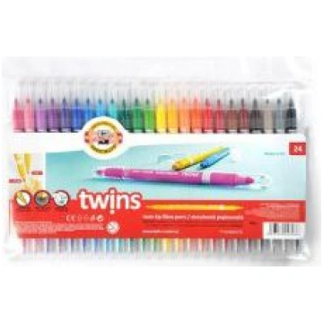 Koh I Noor Flomāsteri Divpusējs 24 krāsas