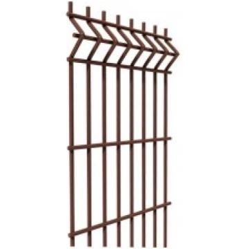 3D Paneļu Žogs (50 x 200mm) Zn + RAL8017 (Brūns) 4