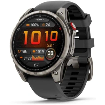 Garmin Fenix 8 Pro 47mm AMOLED Melns Ar Garmin HRM