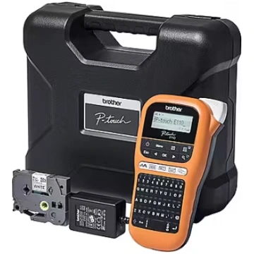 Brother Industrial durable label maker PTE110VP Or