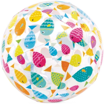 Piepūšamā Bumba Pludmales Laimīgas Zivis 51 Cm Int