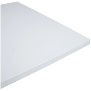 Galda virsma ERGO 140x80cm, pelēcīgi balta 37354