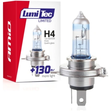 Halogen bulb H4 12V 60/55W LumiTec LIMITED +130% A