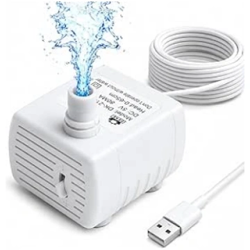 Super Quiet Cat Fountain Pump Replacement Pump for