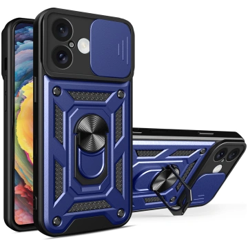 Hybrid Armor Camshield iPhone 16 Case with Camera 