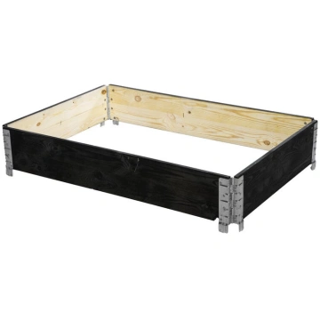 Paaugstināta koka dārza dobe 120 x 80 cm Nav norād
