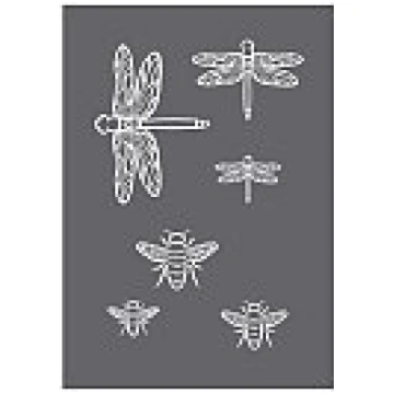 Sietspiedes trafarets "Insects", A5, 1 trafarets +