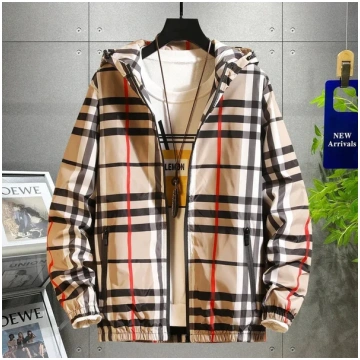 2024 Autumn Burberry Stylish Mens Windbreaker Bomb