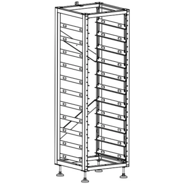 Deye ESS HV BOS-A Battery Rack 11 Layers (BOS-A-Ra