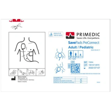 SavePads Preconnect elektrodu komplekts defibrilat