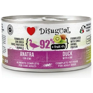 DISUGUAL Dog Duck with Kiwi 150g - monoproteīna ko