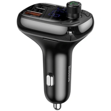 Bluetooth FM Modulator Car Quick Charger 2xUSB + U