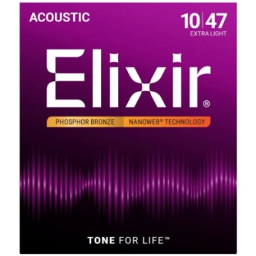 Elixir 16002 Phosphor Bronze Extra Light NW - acou