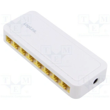 Switch Ethernet; DC socket,RJ45 socket x8; PnP,PoE