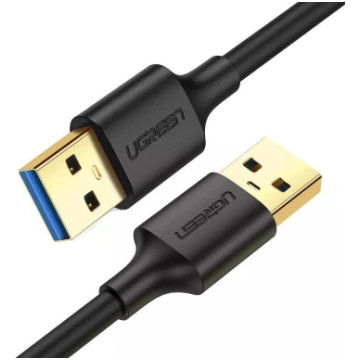 USB A–A kabelis UGREEN 3.0, 3 m, melns