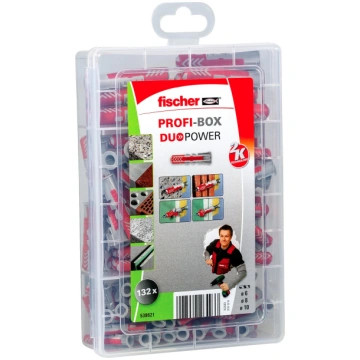 FISCHER DuoPower dībeļu komplekts Profi-Box, Fisch