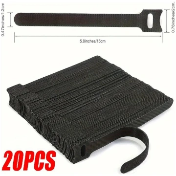 10-100pcsReleasable Cable Organizer Ties Mouse Ear